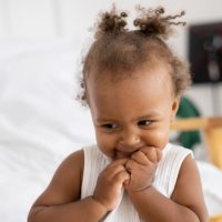 adorable-little-black-baby-girl-home